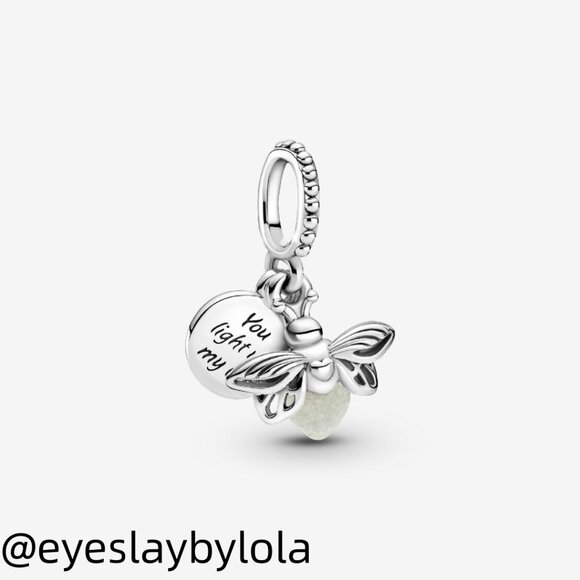 Pandora Jewelry - Pandora Glow-in-the-dark Firefly Dangle Charm